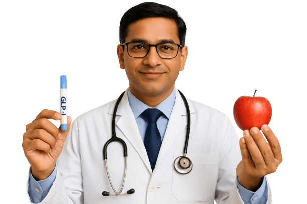Doctor holding medical equipment